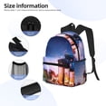thumbnail image 5 of Fotbe Lantern On Snow With Christmas Lightweight Casual Laptop Backpack for Men and Women, Daily use Waterproof backpack, Backpack for College, 5 of 8