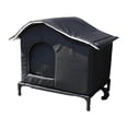 thumbnail image 1 of Flynix Maison pour Chat Maison Cachée Extérieure Rideau Isolé Coupe-Vent Imperméable Abri pour Animaux, 1 of 9