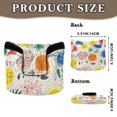 thumbnail image 2 of Haosy Hand Drawn Sun Golf Mallet Putter Cover Strong Magnetic Leather Golf Club Headcover Closure, 2 of 7