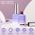 thumbnail image 5 of Gellen Glitter Gel Nail Polish, 18ml Burgundy Gel Polish No Wipe Soak off Long Lasting Glossy UV Gel for Salon Manicure Nail Art, Gifts for Women Girls, 5 of 8