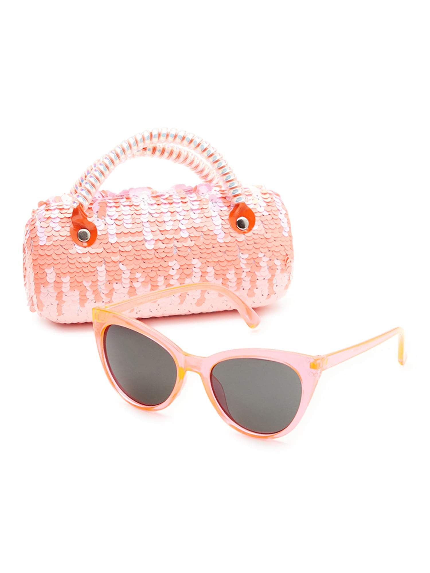 Wonder Nation Kids Sunglasses with Sequin Carrying Case