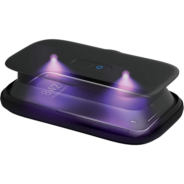 Desinfectante Portátil HoMedics con Limpieza UV para Smartphone Reloj Gafas Llaves y más Negro Homedics SAN-PH100-BK