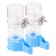 thumbnail image 1 of Accesorios para jaulas de pájaros, 2 piezas, bebedero, comedero, dispensador de agua de plástico, 1 of 6
