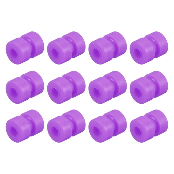 Uxcell 12Pack RC Anti Vibration Rubber Balls for F4 Flight Controller M2x5.6mm Purple