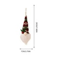 thumbnail image 3 of Christmas Knitted Lamp Decorations - Glowing Faceless Doll & Rudolf Dwarf Ornaments, Light-Up Christmas Figurines, Festive Knitted Decor for Christmas Tree & Mantel, 3 of 6