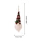 thumbnail image 3 of mfyjkho Muñeco navideño de punto brillante sin rostro, enano Rudolf con luz LED, base resistente para escritorio de casa u oficina, 1 unidad, 3 of 6