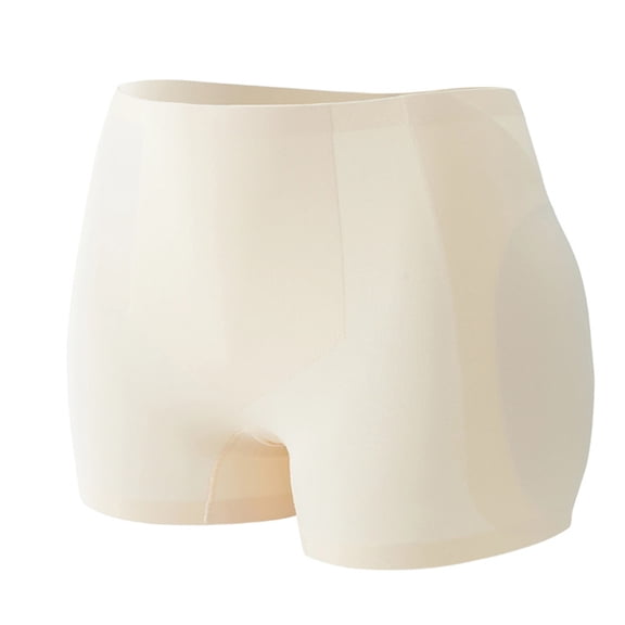 WULMLEO Padded Butt Lifting Panties for Women Hip Dip Filler Shapewear Tummy Control Body Shaper Seamless Enhancer White M