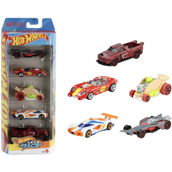 Mattel - Hot Wheels 1:64 Let's Race 5-Pack