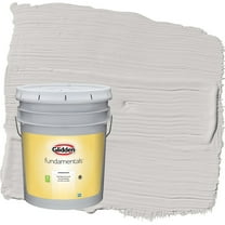 Glidden Fundamentals Elusion / Grey Eggshell Interior Paint, 5 Gallon
