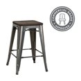 thumbnail image 2 of Tabouret-bar Fusion de 24 po en métal, 2 of 7