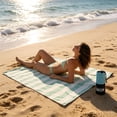 thumbnail image 6 of HOZVOMI Oversized Fast-Drying Beach Towel for Adults, Soft Polyester Travel Towel, Perfect for Pool, Camping, and Vacations, Includes Storage Bag, 6 of 6