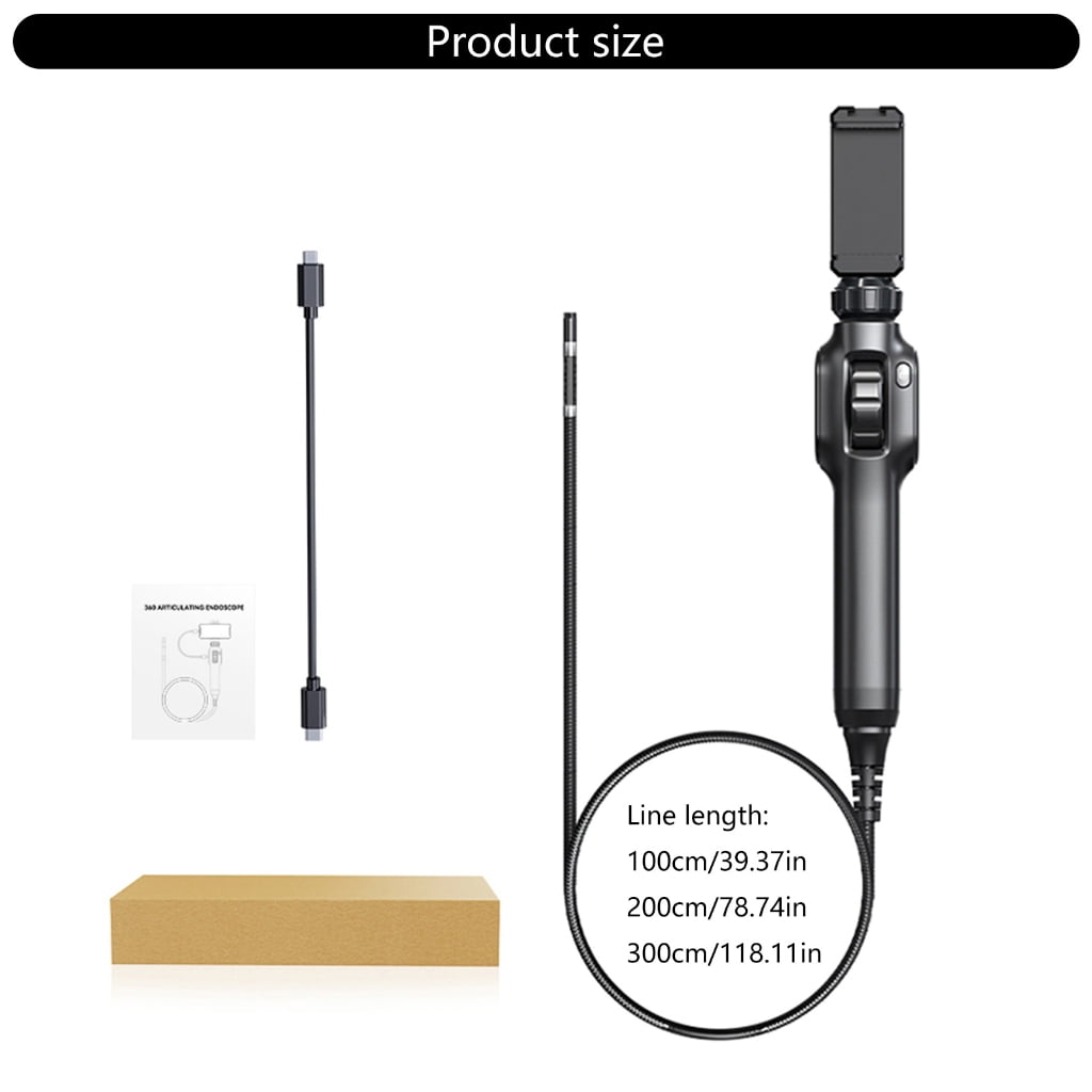 T-HOTLYST Waterproof Industrial Inspection Camera Flexible Handheld Borescope ABS for Comprehensive Equipment Maintenance & Repair