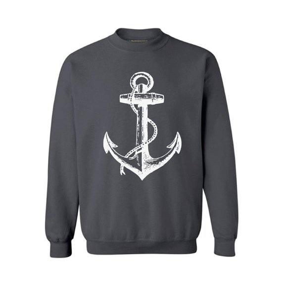 Awkward Styles Captain's Crewneck Cute Sailors Clothing Anchor Unisex Crewneck Anchor Crewneck Unisex Sweater Marine Crewneck for Girls Sea Funny Crewneck for Men Women Gifts Ocean Lovers Presents
