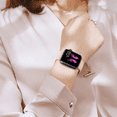 thumbnail image 4 of Sport Silicone Band Compatible with Apple Watch Bands 40mm 38mm 41mm 44mm 45mm 42mm 49mm Women Men,Soft Wristband Waterproof Replacement Sport Strap for iWatch Bands Series 9 8 7 6 5 4 3 2 1 SE Ultra, 4 of 5