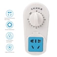 thumbnail image 4 of AC 220V 10A Pump Timer Mechanical Time Switch Countdown Control Socket Wall Mount 30Min, Flame Resistant Plastic, High Conductivity Copper, AU Plug, Universal Socket, Suitable for Fan, Water Heater, 4 of 9