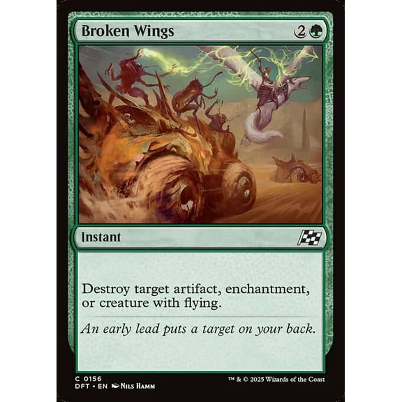 MtG Aetherdrift Common Broken Wings #156