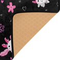 thumbnail image 3 of Ryvnso Axolotl Pink Flower Area Rug Floor Mats Non-Slip Home Carpet 63 x 48 inch, 3 of 7