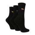 thumbnail image 1 of WILDFEET - Lot de 3 Chaussettes Brodées en Coton Riche pour Femmes pour Usage Quotidien / Design Animal / Décontracté, 1 of 2