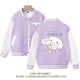 thumbnail image 3 of Sanrios Kawaii Anime Cinnamoroll Hello Kitty uniforme de béisbol de dibujos animados para niñas, chaqueta superior para niños, regalo de cumpleaños, primavera y otoño, nuevo, 3 of 3
