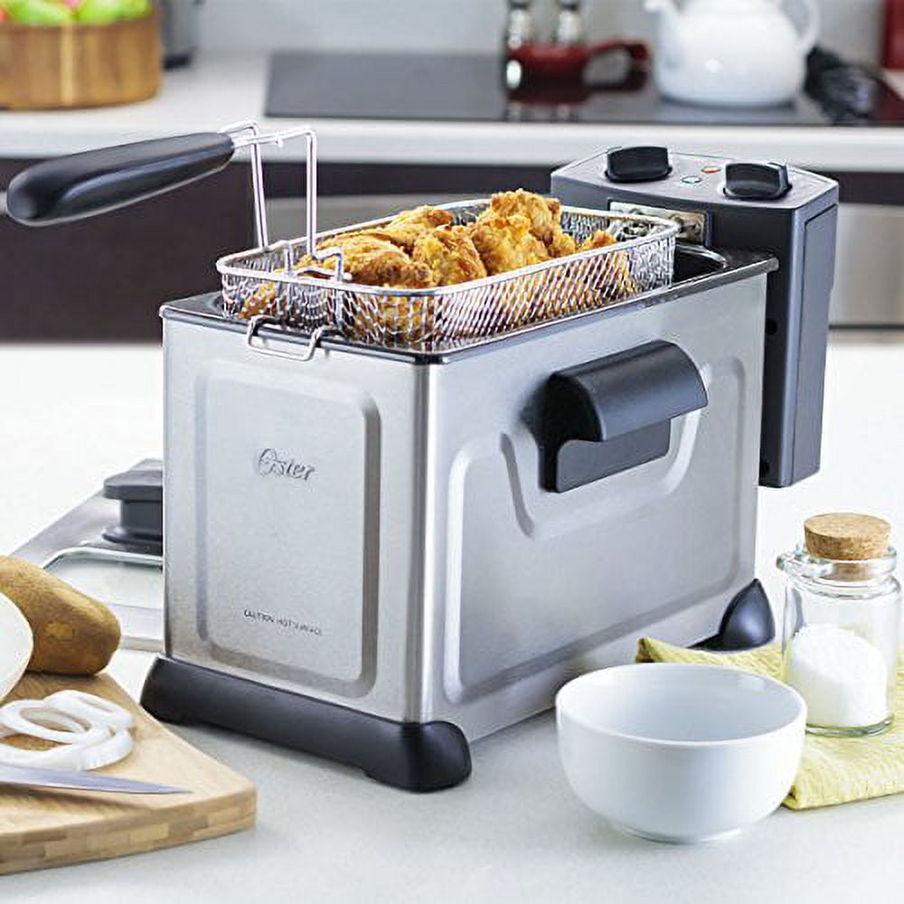 OSTER CKSTDFZM37-SS1 PROFESSIONAL STYLE STAINLESS STEEL IMMERSION DEEP FRYER