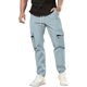 thumbnail image 2 of Ceisia Men's Spring Summer Washed Solid Gift Color Pants - Drawstring Elastic Waist Zipper Pocket Casual Fashion Pants, 2 of 8