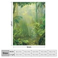 thumbnail image 4 of BCIIG Jungle Sunbeam Stream Warm Lightweight Blanket Soft Fleece Blankets for All Seasons 40x50in, 4 of 6