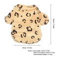 thumbnail image 3 of GOOHOCHY Ropa de mascota impresa ropa de cachorra de invierno ropa para perros al aire libre ropa de masa cálida ropa de perro (l), 3 of 7