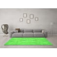 thumbnail image 3 of Ahgly Company Indoor Square Oriental Green Modern Area Rugs, 4' Square, 3 of 4
