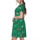 thumbnail image 2 of Balery Duck Mallard Flying Pose Vestidos sueltos de manga corta para mujer, vestidos de verano 2025, vestidos casuales de corte A con vuelo., 2 of 6