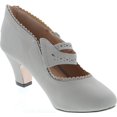 thumbnail image 7 of Static Footwear; Women’s Casual Dress Shoes Closed Toe Mary Jane High Heel, Grey Nub, 9, 7 of 7