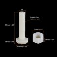 thumbnail image 2 of Uxcell 20 Pairs Nylon Screw Nut Assortment, M8x35mm Slotted Pan Head Screws & M8 Hex Nuts, 2 of 4