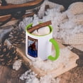 thumbnail image 5 of 3dRose, Vintage Baltimore Blues Song Sheet Cover, 15oz Two-Tone Green Mug, 5 of 7
