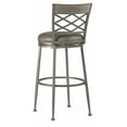 thumbnail image 3 of Hillsdale Furniture Hutchinson Metal Bar Height Swivel Stool, Pewter, 3 of 8