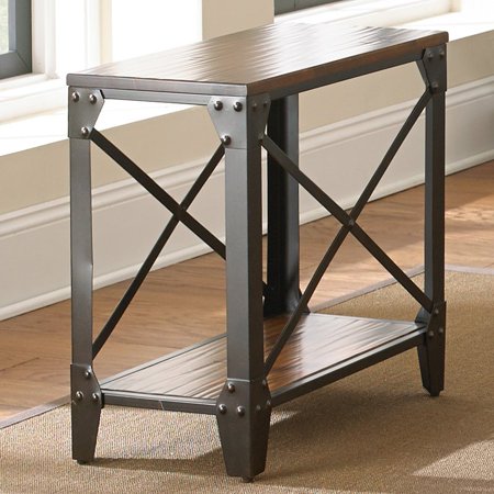 Steve Silver Winston Chairside End Table - Rustic Medium 