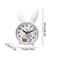 thumbnail image 3 of Ohufall Small Digital Alarm Clock Basic Bedside Desk Clock Alarm Clocks For Bedrooms Student Dormitory Use, 3 of 6