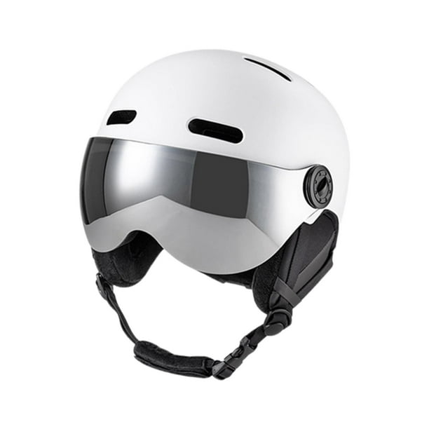 Casco de snowboard con gafas de esquí, cascos deportivos de protección para la cabeza, casco de nieve