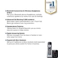 thumbnail image 2 of Teléfono inalámbrico Panasonic KX-TGD890S con Bluetooth y bloqueo de llamadas, 2 of 7