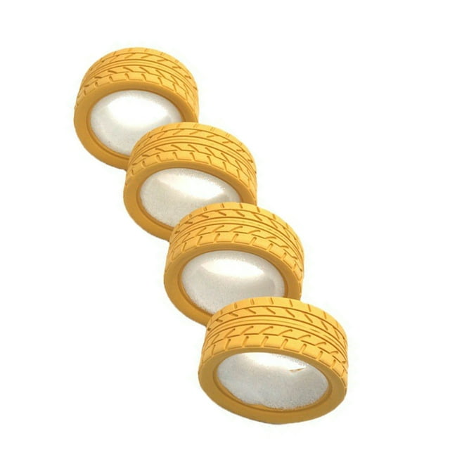 fastboy 4pcs/set With Foam Insert Compatible With RC 1/18 Wltoys A949 RC Vehicle Tires RC Car Set Gold 1Set