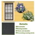thumbnail image 5 of Half Round Planter Liner, 3Pcs Reusable Fabric Flower Basket Liners Felt Hanging Basket Replacement Pads for Wall Planter Window Box, Bird Proof Breathable Insert for Garden Patio, 5 of 9