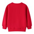thumbnail image 2 of HILEELANG Toddler Girl Sweatshirts Red Christmas Unicorn Graphic Cotton Crewneck Pullover Tops Sweater Shirts 3T, 2 of 4