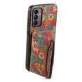 thumbnail image 2 of for Samsung Galaxy A55 Luxury Premium PU Leather + TPU Case with 3 Card Slots, Kickstand Back Case Floral Pattern Skin-Friendly Shock-resistance Cover for Samsung Galaxy A55, Spring, 2 of 6