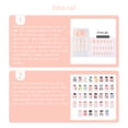 thumbnail image 3 of False Wearable Perfect Matching Simple to Wear No needs for DIY Irritating Odor Fingernail Breathable Press Type Adjustable Paster Type 32 F741, 3 of 6