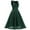Army Green, variant on IROINNID Women's A-Line Dress Lace Color Block Draped Patchwork Cute Party Evening Formal Dress V-Neck Comfort Waist Dress