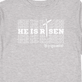 thumbnail image 4 of Inktastic He is Risen Mirror Words Boys or Girls Long Sleeve Toddler T-Shirt, 4 of 5