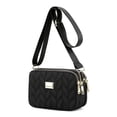 thumbnail image 1 of Bolso de hombro para teléfono móvil de mujer, bolso pequeño de nailon impermeable, bolsos para teléfono móvil para colgar, billetera para mujer, negro 1, 1 of 4