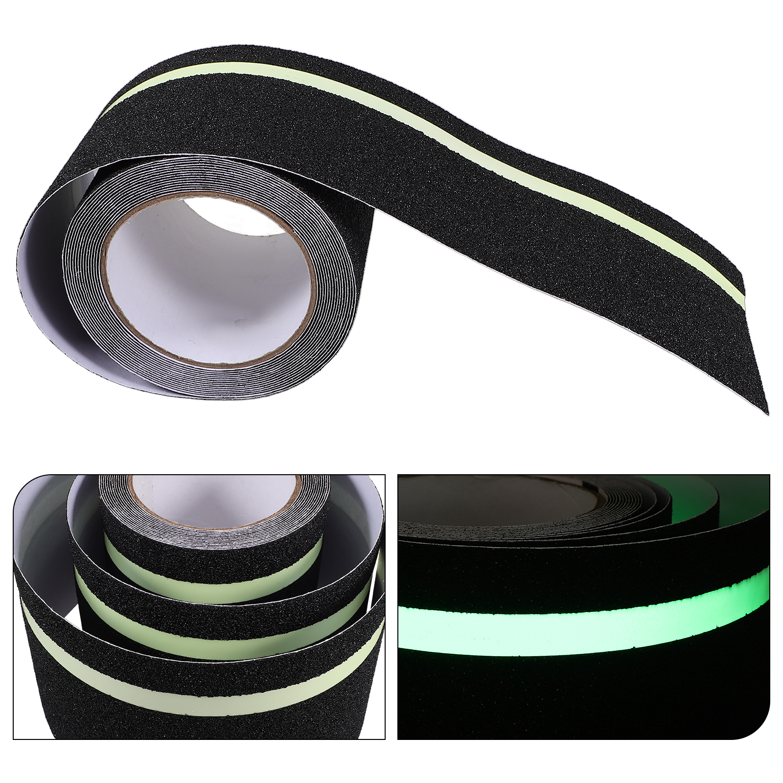 ETEREAUTY Outdoor Non Slip Stair Treads Anti Slip Tape Black for General Users 1 Roll