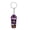 Purple, variant on 2D Acrylic Halloween Keychain,Spooky Gothic Themed Bag Charm, Cute Key Ring for Backpack, Purse, Party Favor & Gift