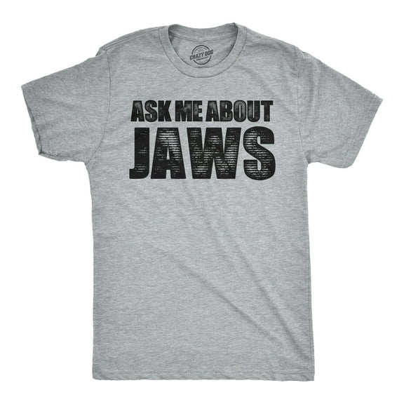 Toddler Ask Me About Jaws T Shirt Funny Shark Movie Flip Up Tee for Kids