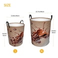 thumbnail image 3 of Gaeub Coffee Beans Chocolate Splash Dirty Clothes Storage Basket, Toy Storage Bin for Storing Clothing, Diapers, Toys-, 3 of 6