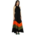 thumbnail image 6 of Bimba Women Halter Neck Long Maxi Dress Chic Beach Wear Classic Summer Clothing, 6 of 9